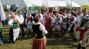 mazowieckie stoisko współorganizował ośrodek kultury z Baranowa