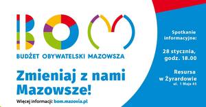 infografika - Budżet Obywatelski Mazowsza