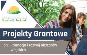 Plakat &quot;Projekty Grantowe&quot;